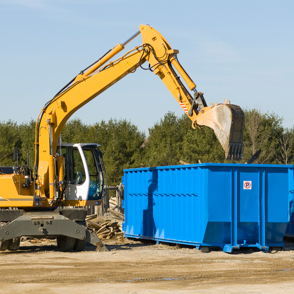 how many times can i have a residential dumpster rental emptied in Stanford